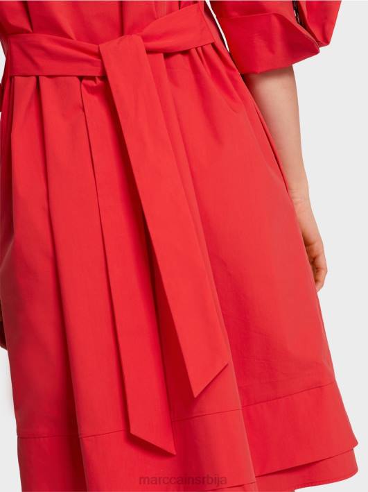 цасуал кошуља хаљина Marc Cain D68860 Бордо одећу