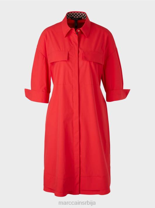 цасуал кошуља хаљина Marc Cain D68860 Бордо одећу