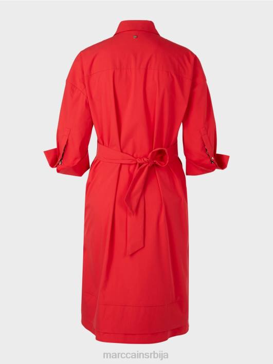 цасуал кошуља хаљина Marc Cain D68860 Бордо одећу