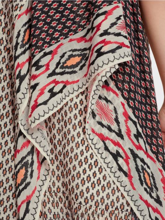 хаљина у бохо стилу Marc Cain D68861 цреме одећу