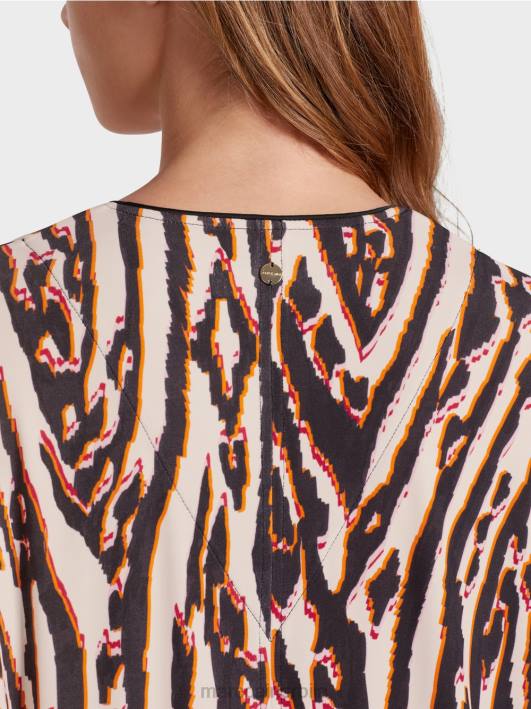 хаљина од вискозног дреса Marc Cain D68862 Бордо одећу