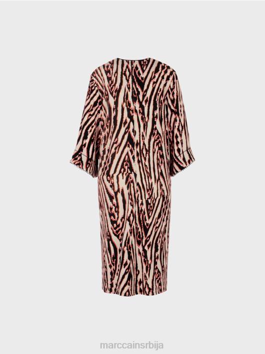 хаљина од вискозног дреса Marc Cain D68862 Бордо одећу