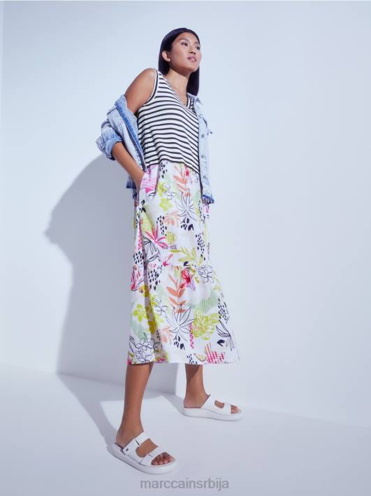 обуците се у мешавину узорака Marc Cain D68872 лагана лимеада одећу