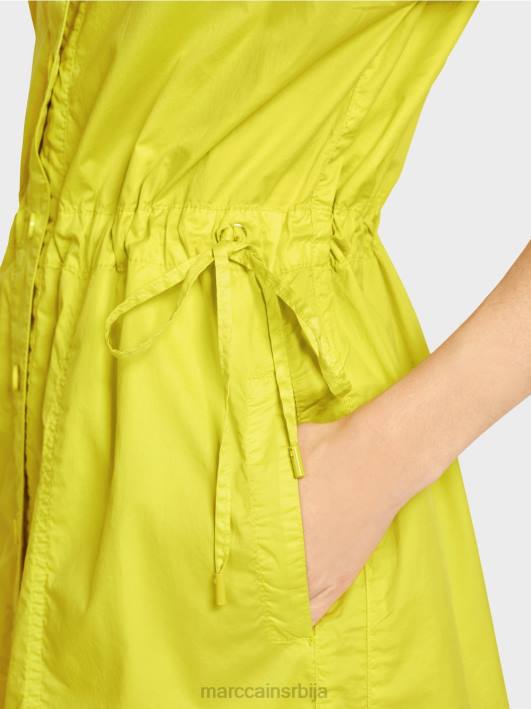 спортска хаљина са мрежицом и гајтаном Marc Cain D68873 лагана лимеада одећу