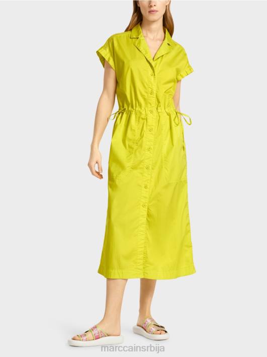 спортска хаљина са мрежицом и гајтаном Marc Cain D68873 лагана лимеада одећу