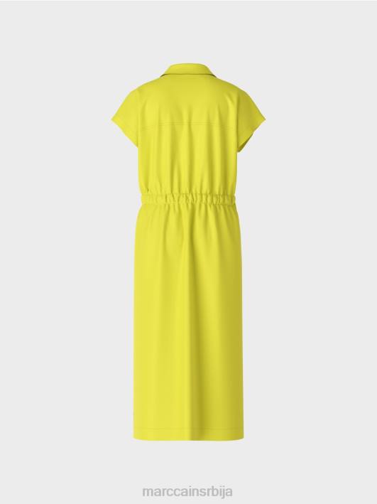 спортска хаљина са мрежицом и гајтаном Marc Cain D68873 лагана лимеада одећу