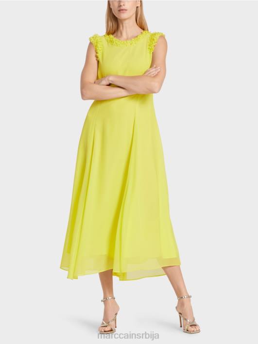 свечану хаљину "преиспитамо заједно". Marc Cain D68881 лимун зелена одећу