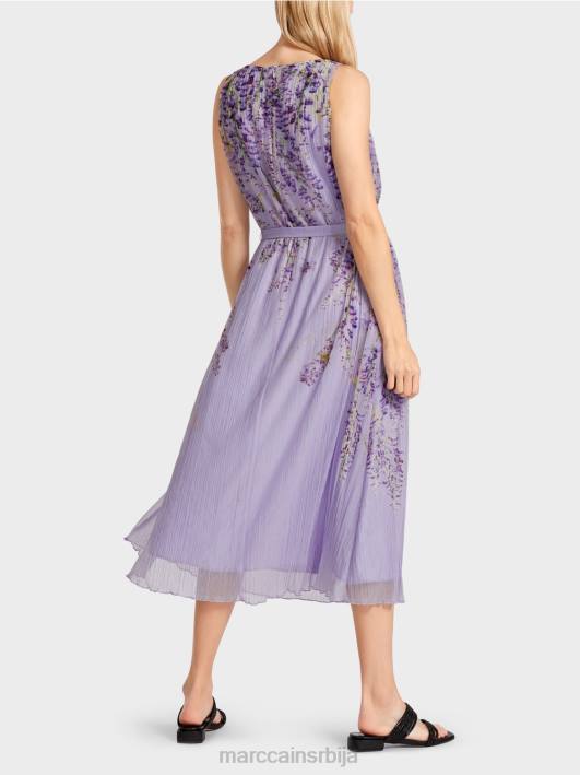 плисирана макси хаљина Marc Cain D68882 светло лила одећу