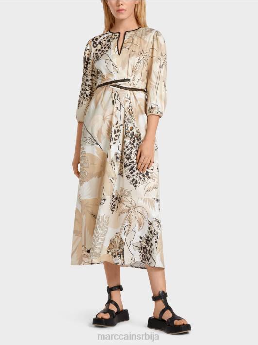 хаљина са царским струком Marc Cain D68886 дубок песак одећу