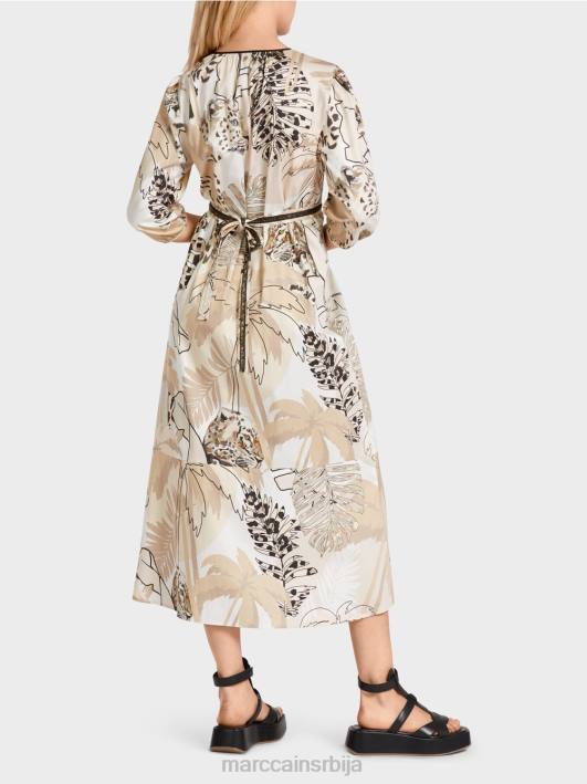 хаљина са царским струком Marc Cain D68886 дубок песак одећу