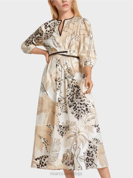 хаљина са царским струком Marc Cain D68886 дубок песак одећу