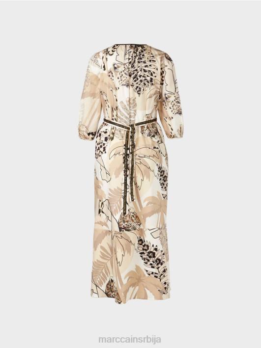 хаљина са царским струком Marc Cain D68886 дубок песак одећу