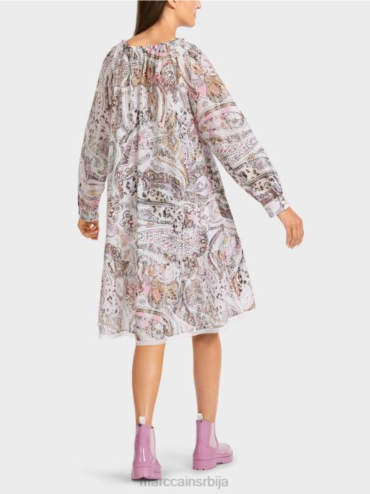 хаљина са раглан рукавима Marc Cain D68897 прљаво бело одећу