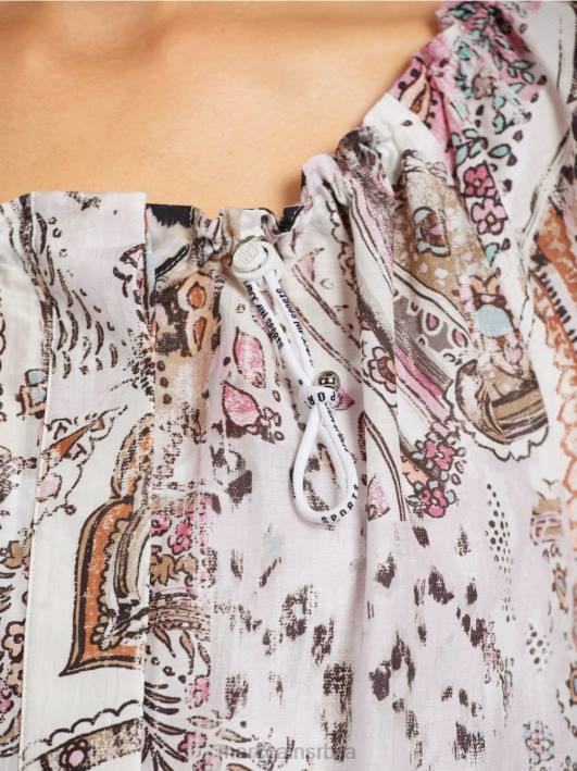 хаљина са раглан рукавима Marc Cain D68897 прљаво бело одећу