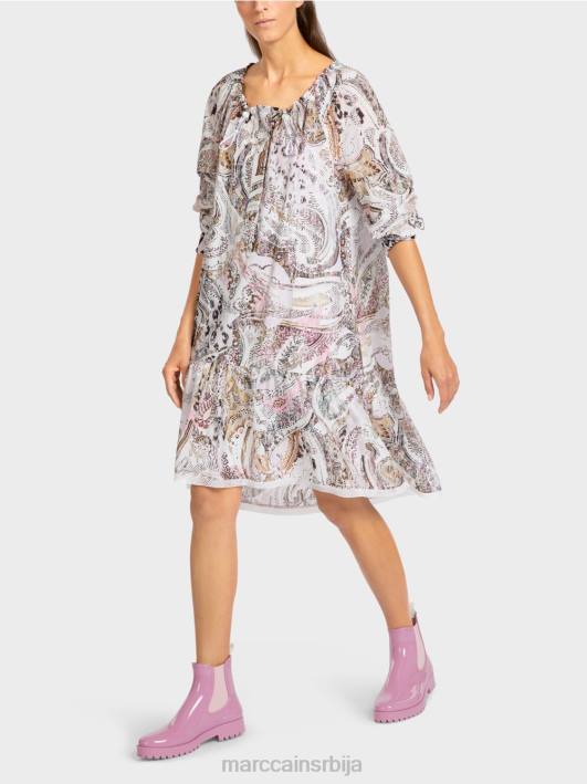 хаљина са раглан рукавима Marc Cain D68897 прљаво бело одећу