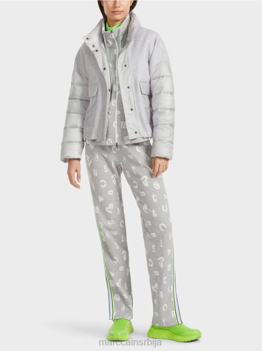 спољна јакна са изолацијом од 3м Marc Cain D688258 Сребрно сива одећу