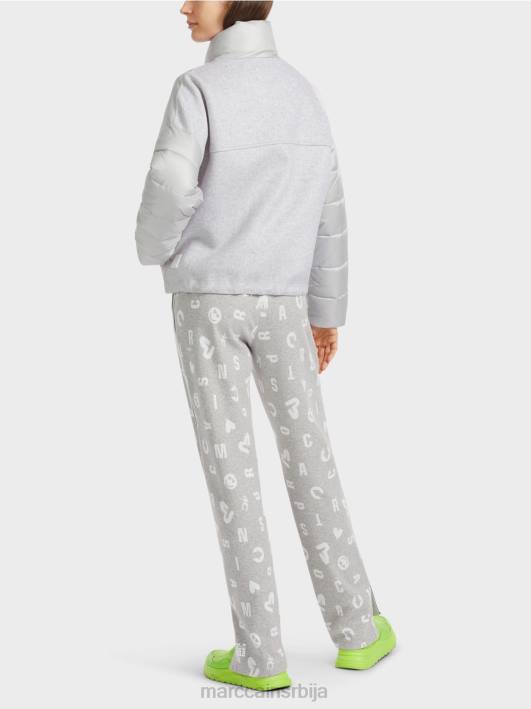 спољна јакна са изолацијом од 3м Marc Cain D688258 Сребрно сива одећу