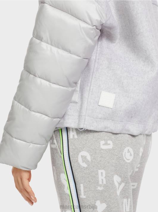 спољна јакна са изолацијом од 3м Marc Cain D688258 Сребрно сива одећу