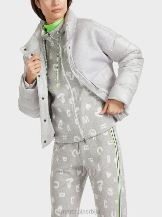 спољна јакна са изолацијом од 3м Marc Cain D688258 Сребрно сива одећу