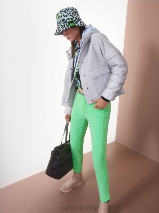 спољна јакна са изолацијом од 3м Marc Cain D688258 Сребрно сива одећу