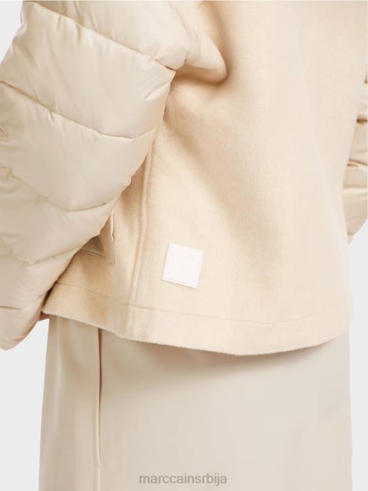 спољна јакна са изолацијом од 3м Marc Cain D688261 светлог камена одећу