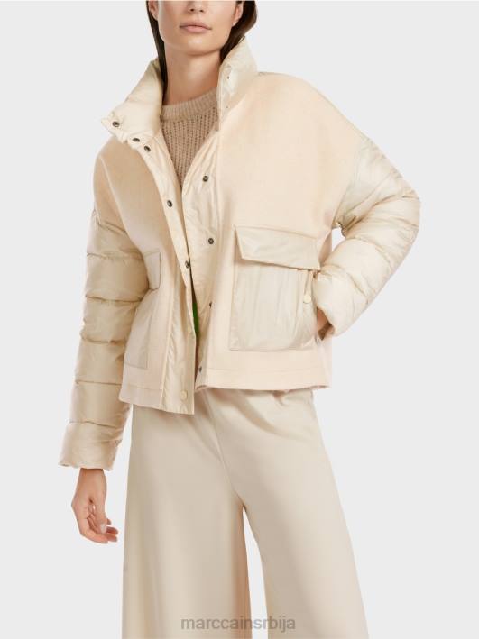 спољна јакна са изолацијом од 3м Marc Cain D688261 светлог камена одећу