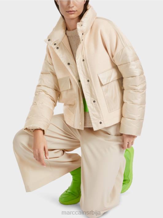 спољна јакна са изолацијом од 3м Marc Cain D688261 светлог камена одећу