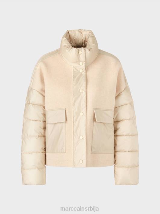 спољна јакна са изолацијом од 3м Marc Cain D688261 светлог камена одећу