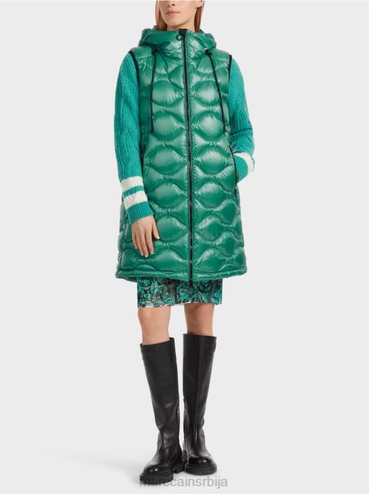 дуго "преиспитамо заједно" прошивени прслук Marc Cain D688216 емајл одећу