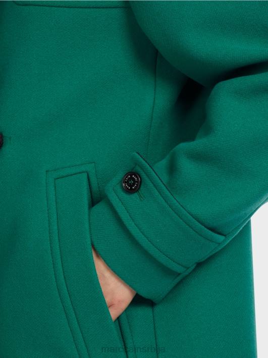 вунени капут са затварачима Marc Cain D688218 еукалиптус одећу