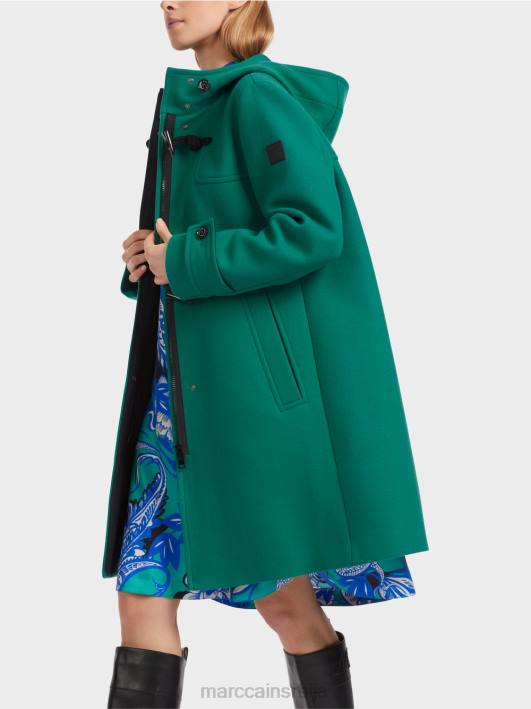 вунени капут са затварачима Marc Cain D688218 еукалиптус одећу