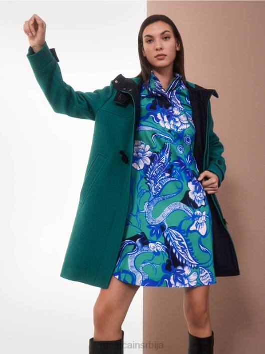 вунени капут са затварачима Marc Cain D688218 еукалиптус одећу