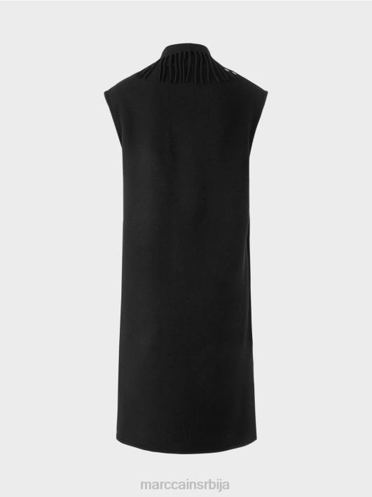 дугачак прслук са ресама Marc Cain D688226 црн одећу