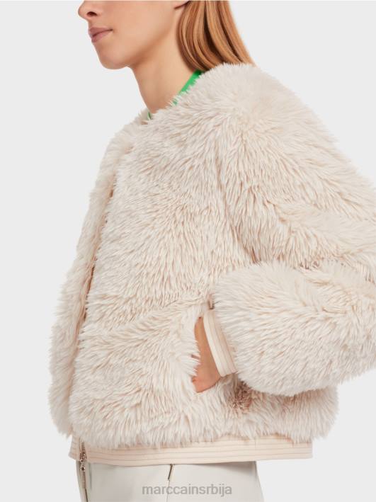 чупави изглед јакне на отвореном Marc Cain D688228 дим одећу