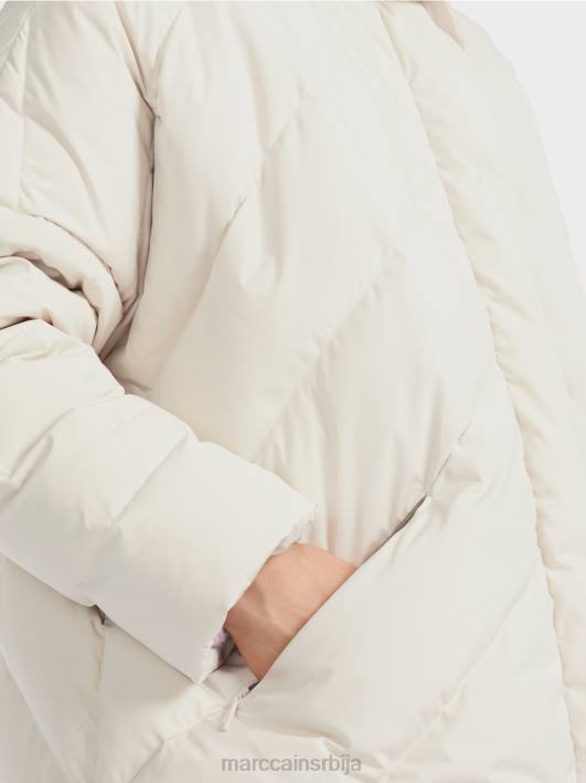 прошивени капут са пуховим пуњењем Marc Cain D688235 дим одећу