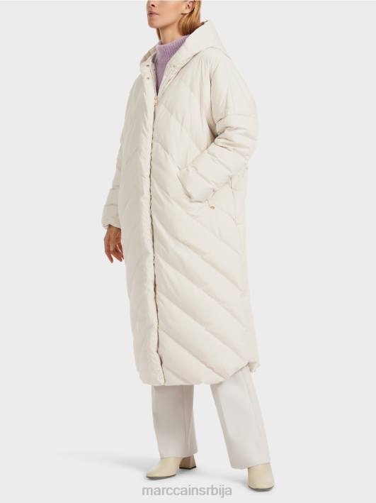 прошивени капут са пуховим пуњењем Marc Cain D688235 дим одећу
