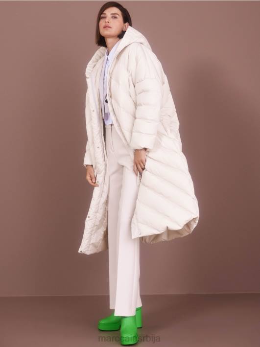 прошивени капут са пуховим пуњењем Marc Cain D688235 дим одећу