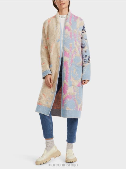 капут плетен у Немачкој Marc Cain D688246 тамно летње небо одећу