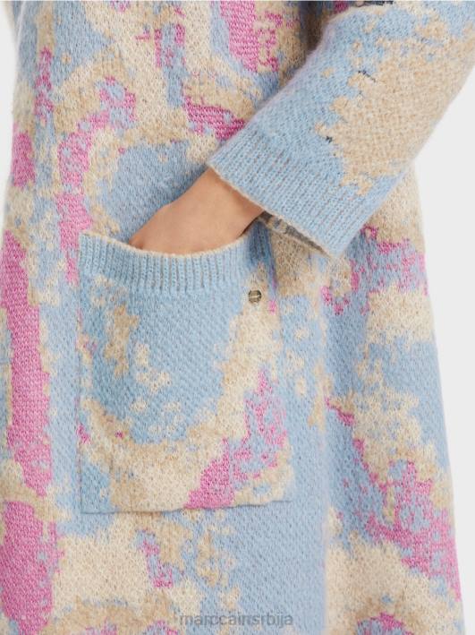 капут плетен у Немачкој Marc Cain D688246 тамно летње небо одећу