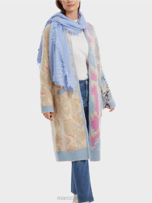 капут плетен у Немачкој Marc Cain D688246 тамно летње небо одећу