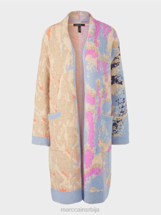 капут плетен у Немачкој Marc Cain D688246 тамно летње небо одећу