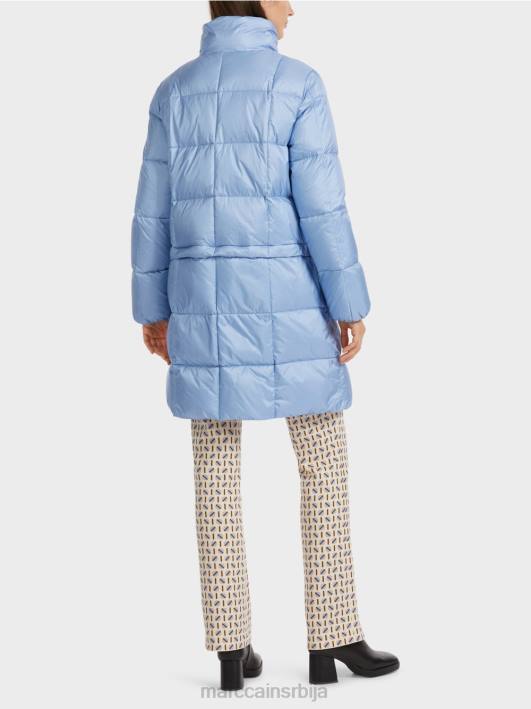 дугачак прошивени капут Marc Cain D688247 тамно летње небо одећу