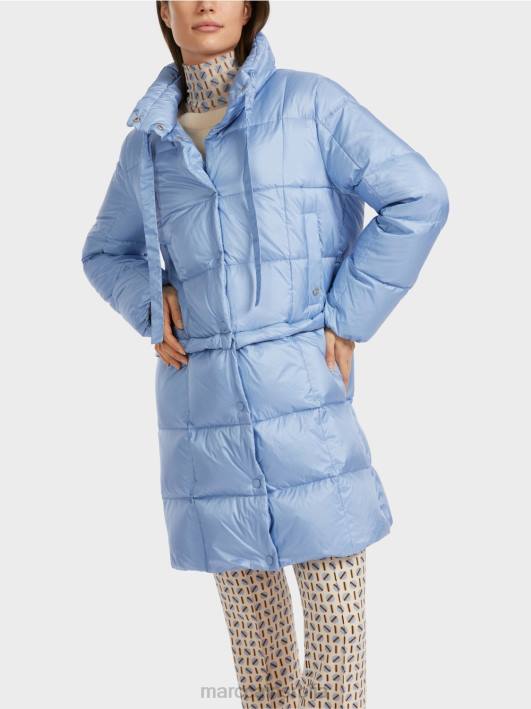 дугачак прошивени капут Marc Cain D688247 тамно летње небо одећу