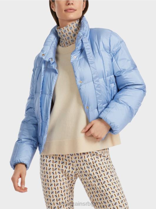 дугачак прошивени капут Marc Cain D688247 тамно летње небо одећу