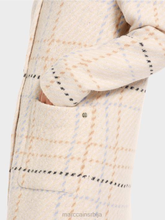 карат капут плетен у Немачкој Marc Cain D688249 тамна крема одећу