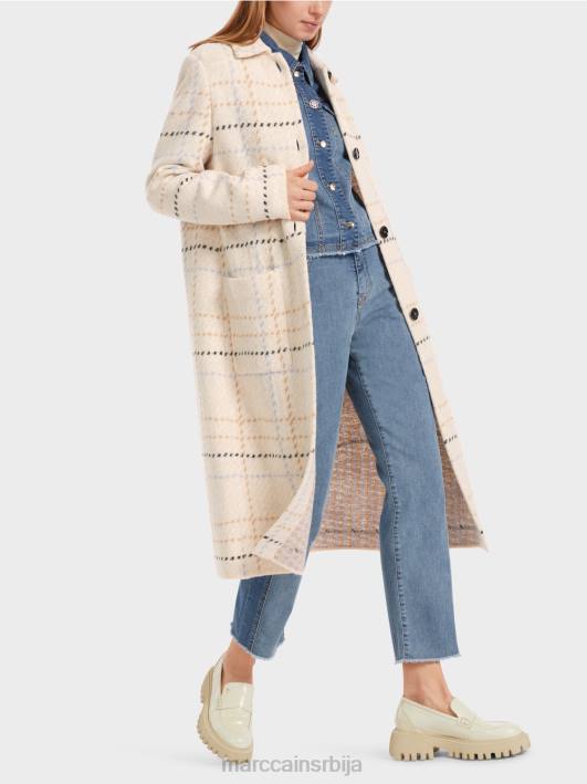 карат капут плетен у Немачкој Marc Cain D688249 тамна крема одећу