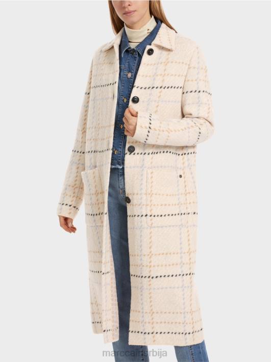 карат капут плетен у Немачкој Marc Cain D688249 тамна крема одећу