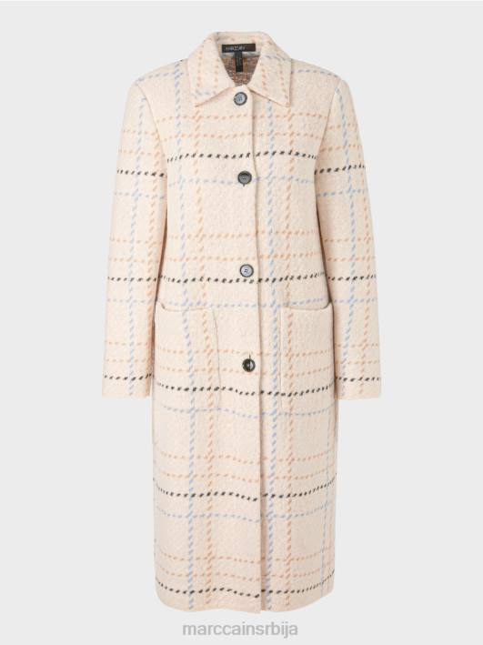 карат капут плетен у Немачкој Marc Cain D688249 тамна крема одећу