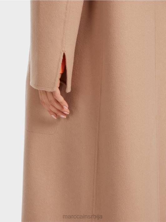 елегантан вунени капут Marc Cain D688250 светла карамела одећу