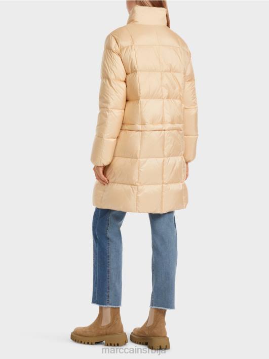 дугачак прошивени капут Marc Cain D688251 тамна крема одећу